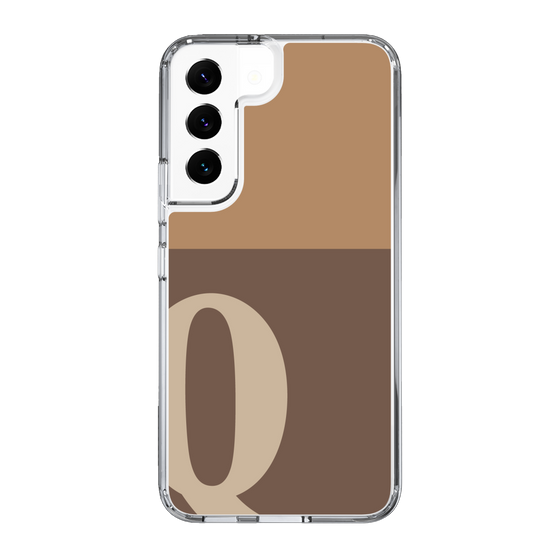 Slim Protection Case［ Original - initial two tone - Q brown ］