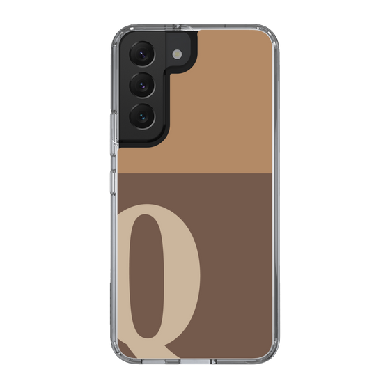 Slim Protection Case［ Original - initial two tone - Q brown ］