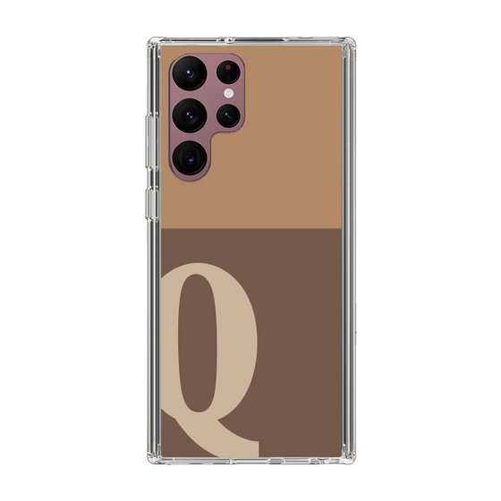 Slim Protection Case［ Original - initial two tone - Q brown ］