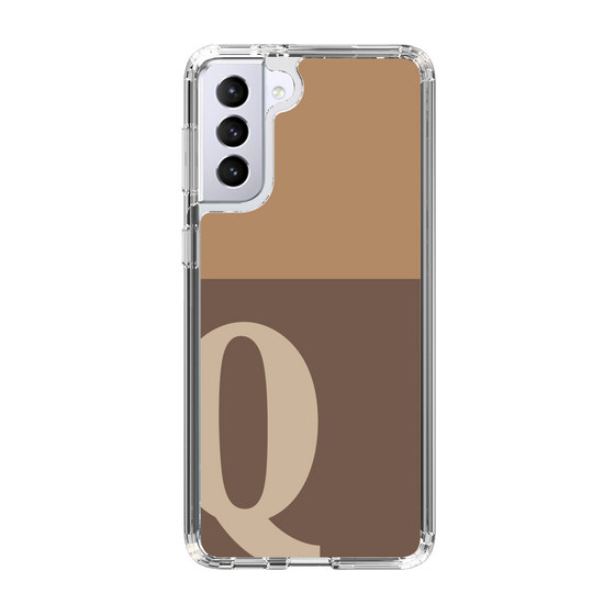 Slim Protection Case［ Original - initial two tone - Q brown ］