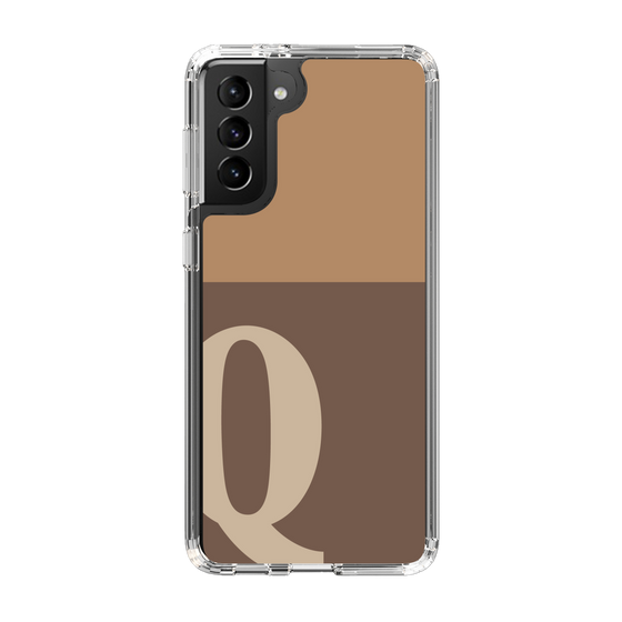 Slim Protection Case［ Original - initial two tone - Q brown ］