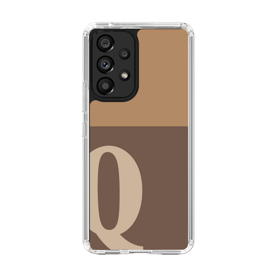 Slim Protection Case［ Original - initial two tone - Q brown ］