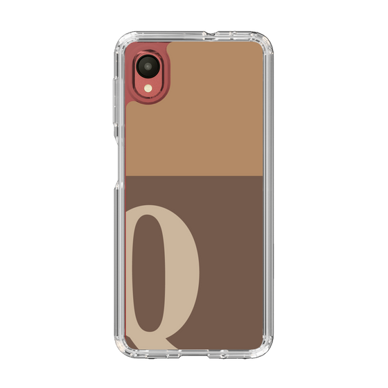Slim Protection Case［ Original - initial two tone - Q brown ］