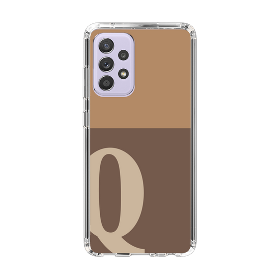 Slim Protection Case［ Original - initial two tone - Q brown ］