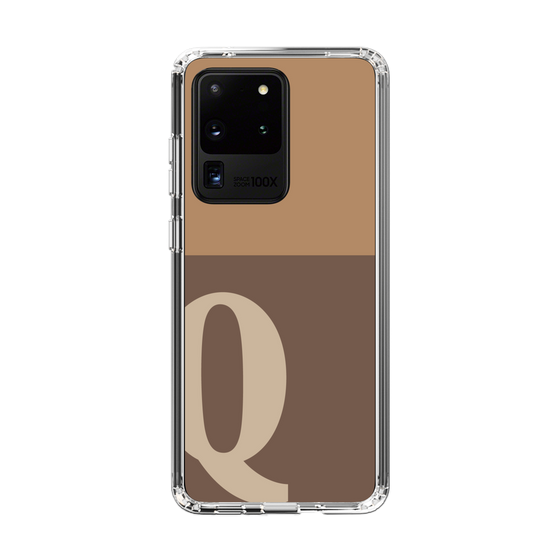 Slim Protection Case［ Original - initial two tone - Q brown ］