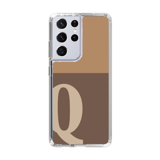 Slim Protection Case［ Original - initial two tone - Q brown ］