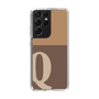 Slim Protection Case［ Original - initial two tone - Q brown ］