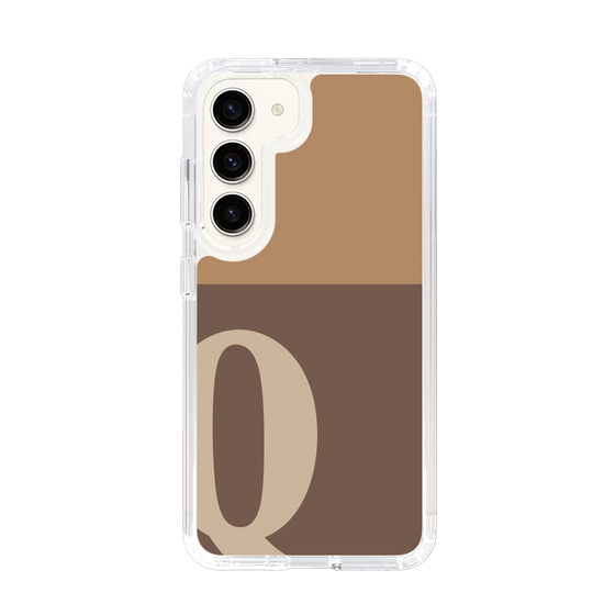 Slim Protection Case［ Original - initial two tone - Q brown ］