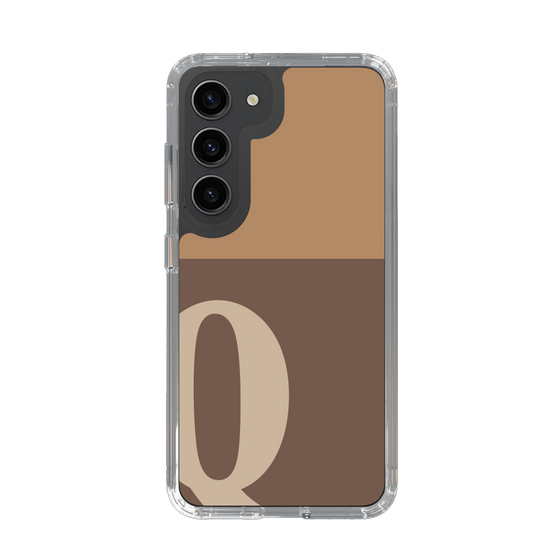 Slim Protection Case［ Original - initial two tone - Q brown ］