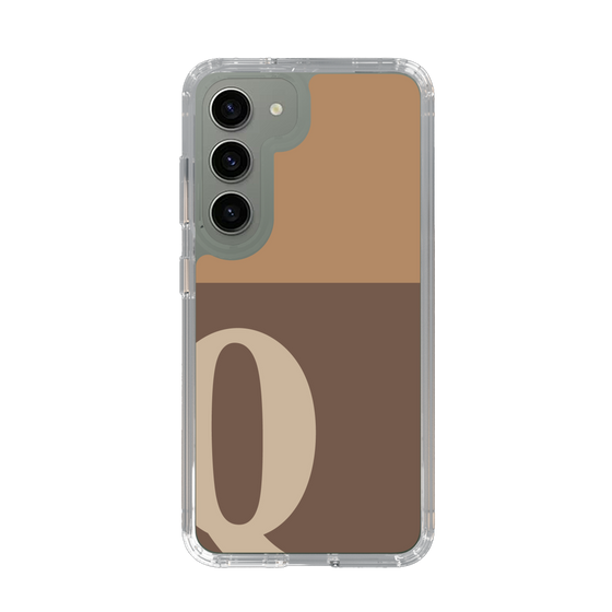 Slim Protection Case［ Original - initial two tone - Q brown ］