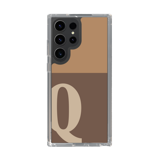 Slim Protection Case［ Original - initial two tone - Q brown ］