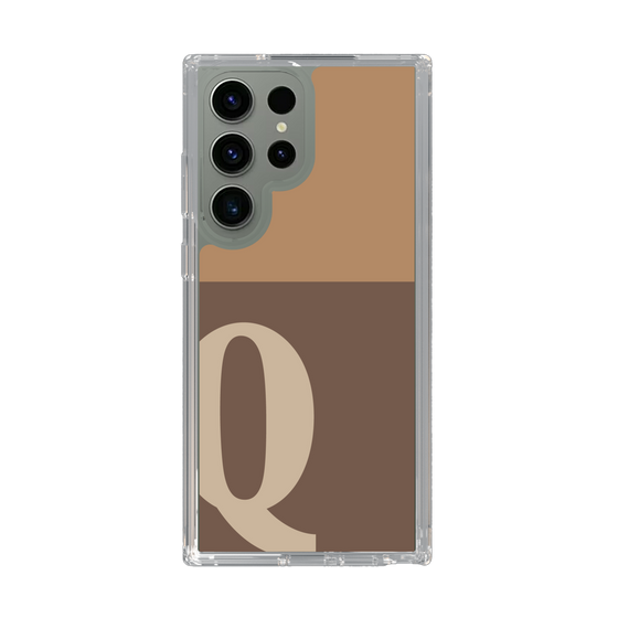 Slim Protection Case［ Original - initial two tone - Q brown ］