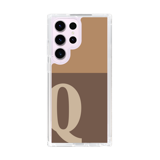 Slim Protection Case［ Original - initial two tone - Q brown ］
