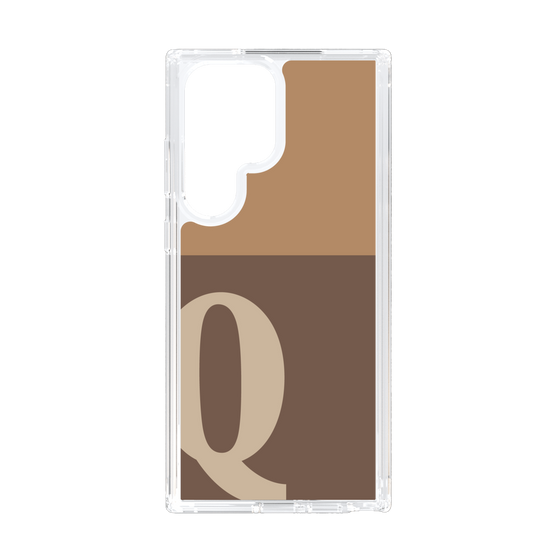 Slim Protection Case［ Original - initial two tone - Q brown ］