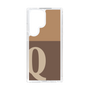 Slim Protection Case［ Original - initial two tone - Q brown ］