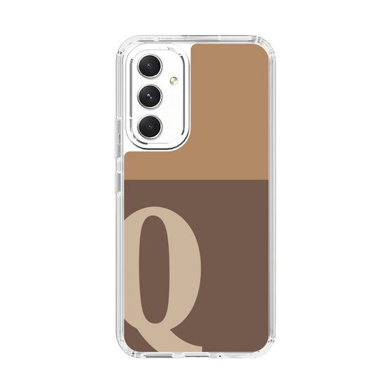 Slim Protection Case［ Original - initial two tone - Q brown ］