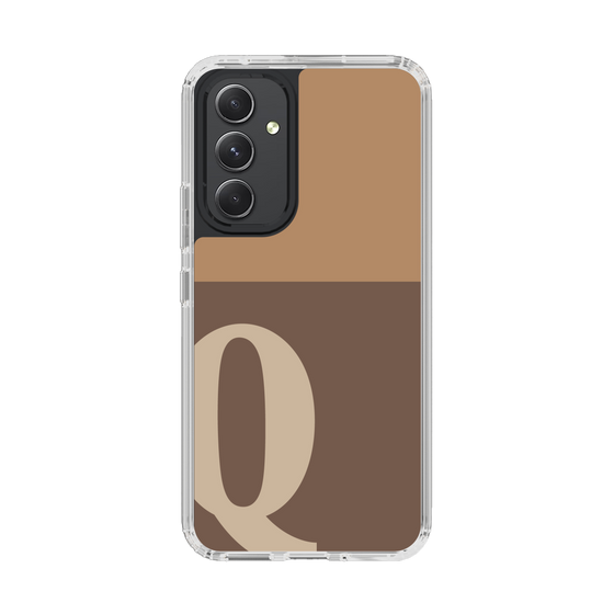 Slim Protection Case［ Original - initial two tone - Q brown ］