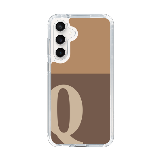 Slim Protection Case［ Original - initial two tone - Q brown ］