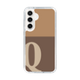 Slim Protection Case［ Original - initial two tone - Q brown ］