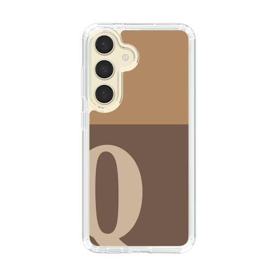 Slim Protection Case［ Original - initial two tone - Q brown ］
