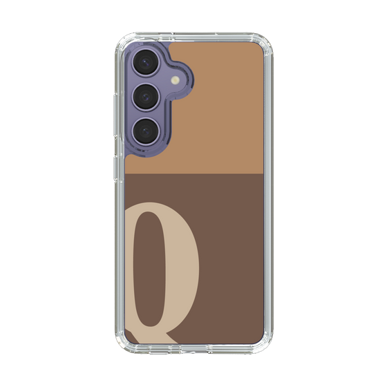 Slim Protection Case［ Original - initial two tone - Q brown ］