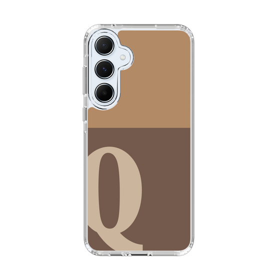 Slim Protection Case［ オリジナル - initial two tone - Q brown ］