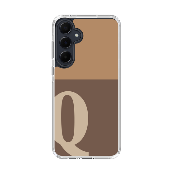 Slim Protection Case［ オリジナル - initial two tone - Q brown ］