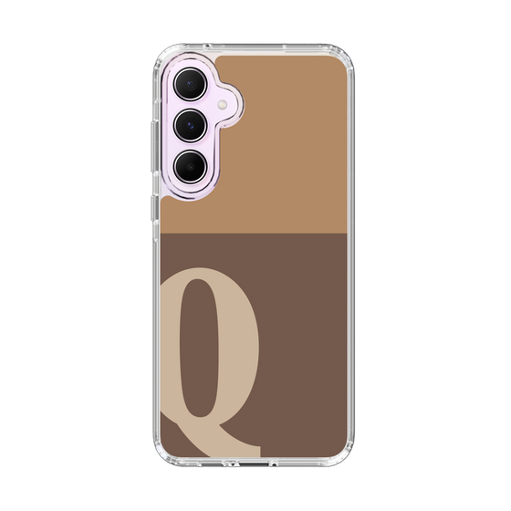 Slim Protection Case［ オリジナル - initial two tone - Q brown ］