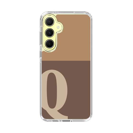 Slim Protection Case［ オリジナル - initial two tone - Q brown ］