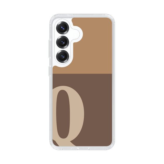 Slim Protection Case［ Original - initial two tone - Q brown ］