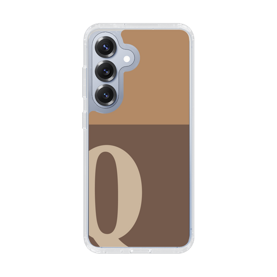 Slim Protection Case［ Original - initial two tone - Q brown ］