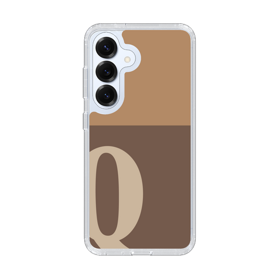 Slim Protection Case［ Original - initial two tone - Q brown ］