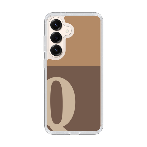 Slim Protection Case［ Original - initial two tone - Q brown ］