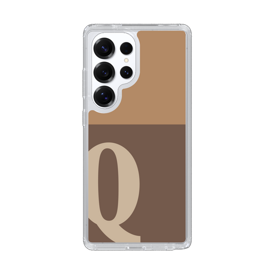 Slim Protection Case［ Original - initial two tone - Q brown ］