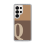 Slim Protection Case［ Original - initial two tone - Q brown ］