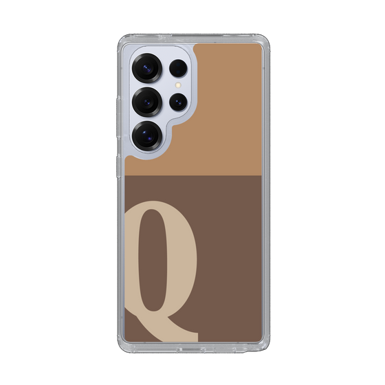 Slim Protection Case［ Original - initial two tone - Q brown ］