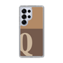 Slim Protection Case［ Original - initial two tone - Q brown ］