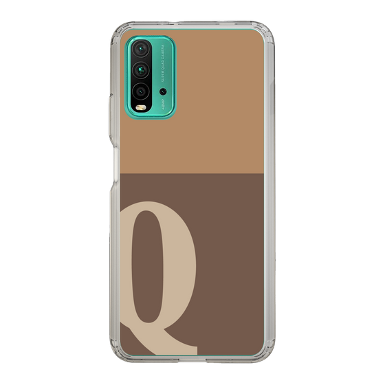Slim Protection Case［ Original - initial two tone - Q brown ］