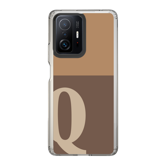 Slim Protection Case［ Original - initial two tone - Q brown ］