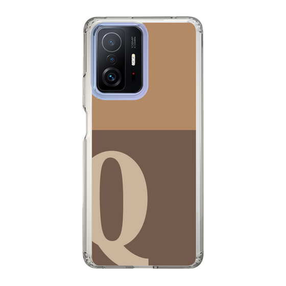 Slim Protection Case［ Original - initial two tone - Q brown ］