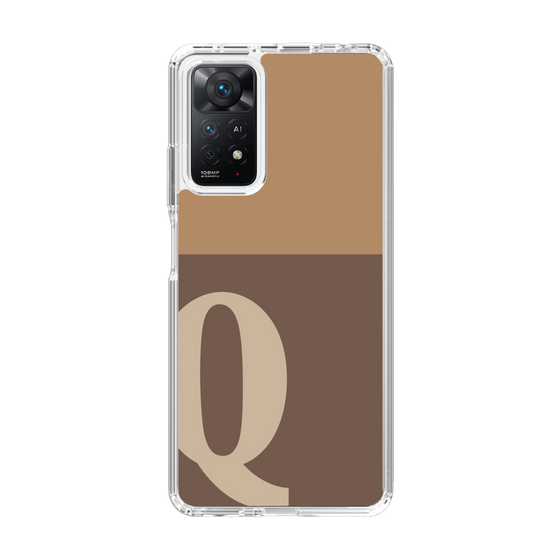 Slim Protection Case［ Original - initial two tone - Q brown ］
