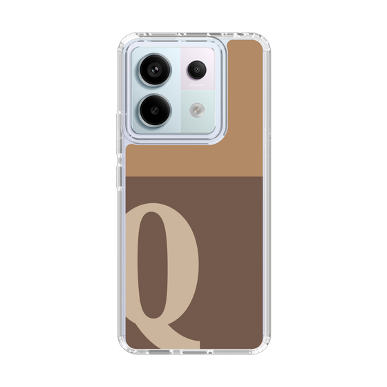Slim Protection Case［ Original - initial two tone - Q brown ］