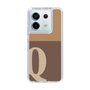 Slim Protection Case［ Original - initial two tone - Q brown ］