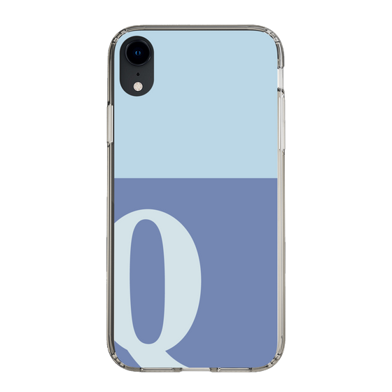 Slim Protection Case［ Original - initial two tone - Q blue ］