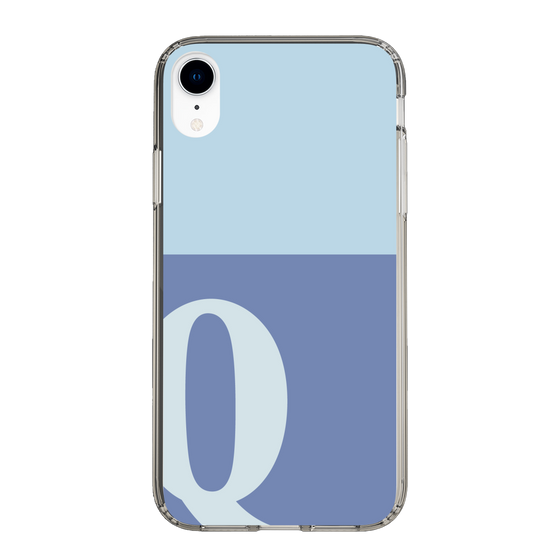 Slim Protection Case［ Original - initial two tone - Q blue ］