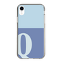 Slim Protection Case［ Original - initial two tone - Q blue ］