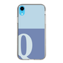 Slim Protection Case［ Original - initial two tone - Q blue ］