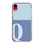 Slim Protection Case［ Original - initial two tone - Q blue ］