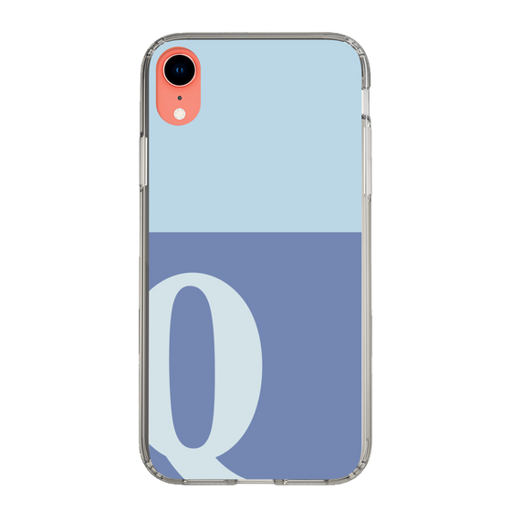 Slim Protection Case［ Original - initial two tone - Q blue ］