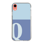 Slim Protection Case［ Original - initial two tone - Q blue ］